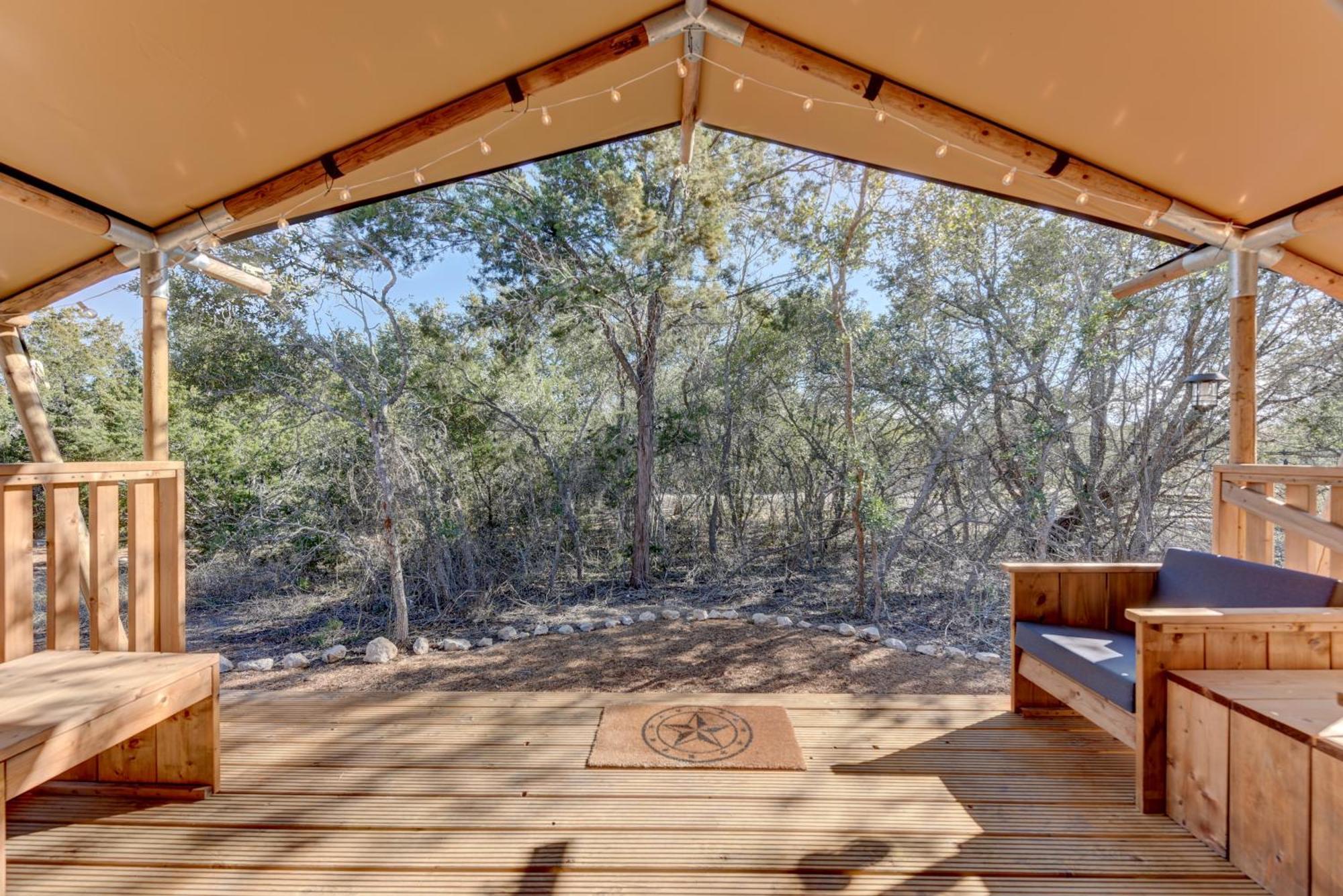 Hotel 12 Fires Luxury Glamping With Heating #1 Johnson City Exterior foto